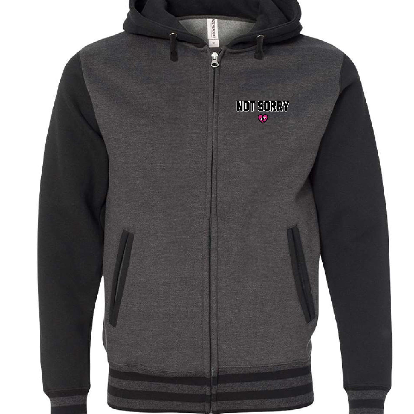 Charcoal Heather/ Black - FRONT