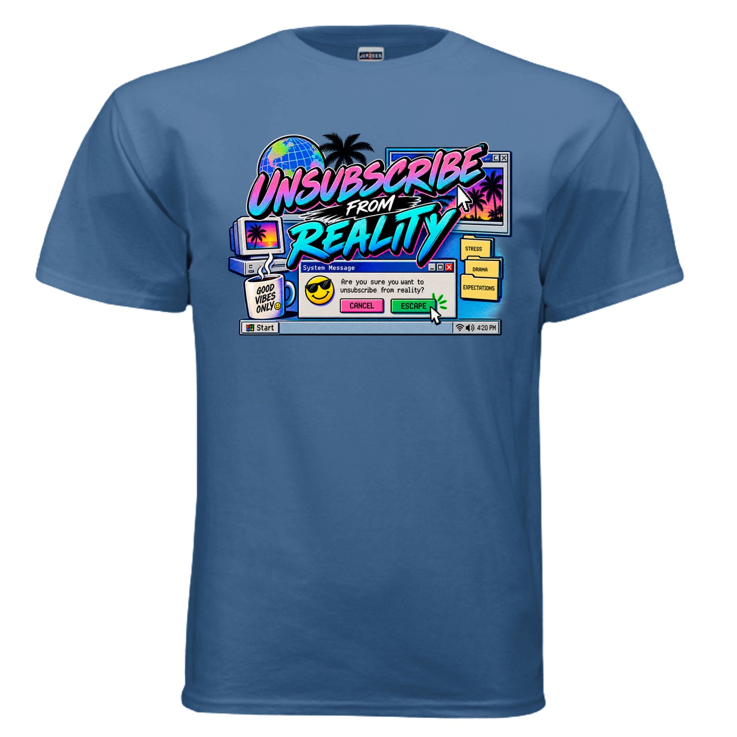 Retro Heather Royal - 29M - FRONT