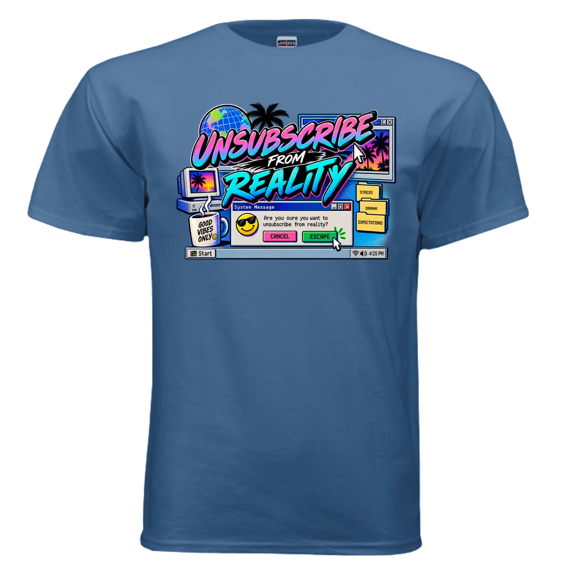 Retro Heather Royal - 29M - FRONT