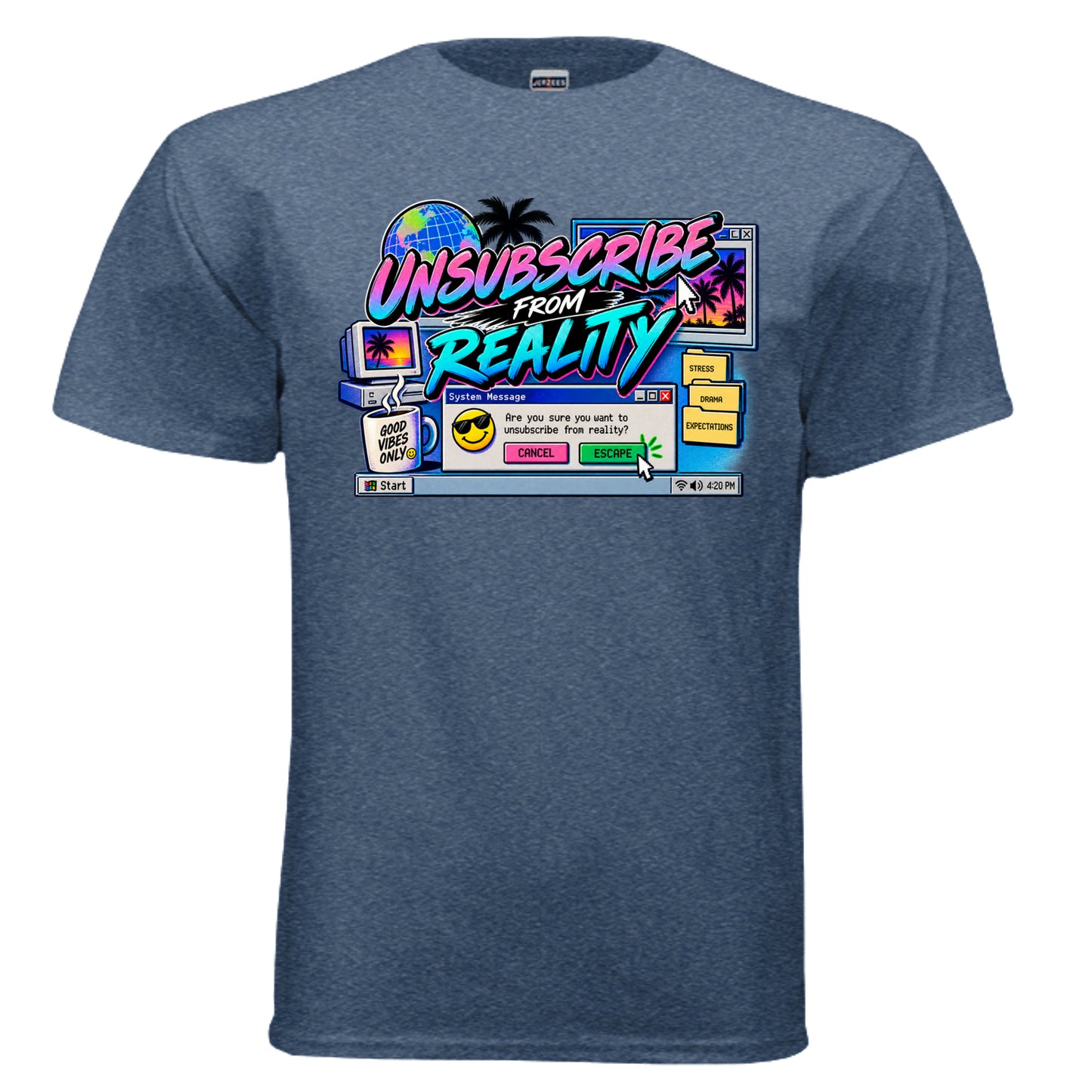 Vintage Heather Blue - 29M - FRONT
