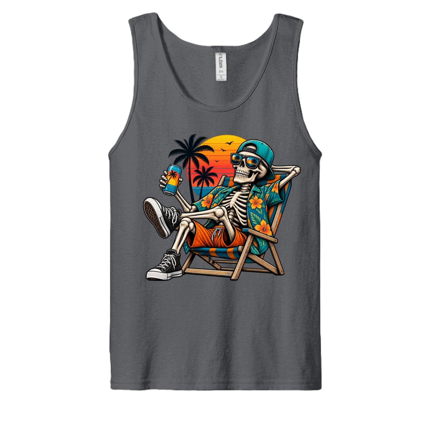 Heather Charcoal - S105 - FRONT