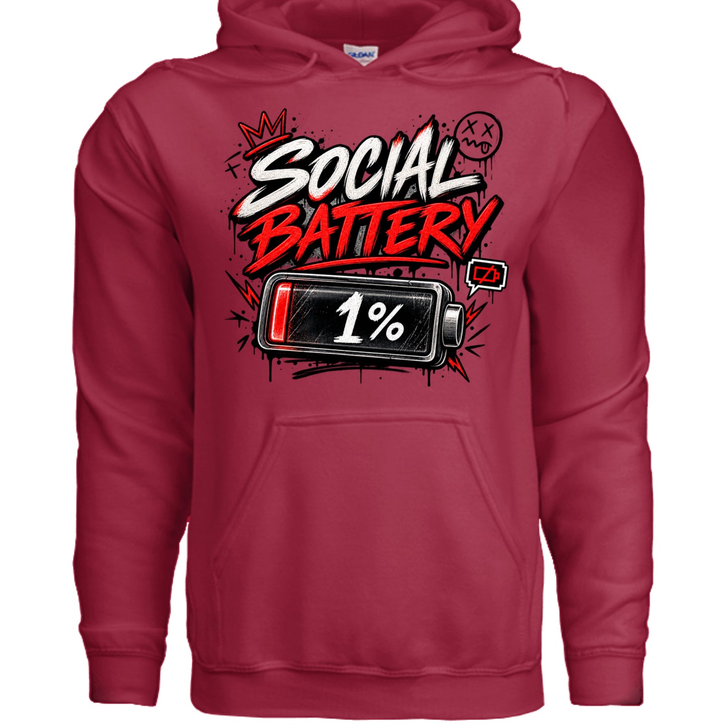 CHERRY RED - G185 - FRONT